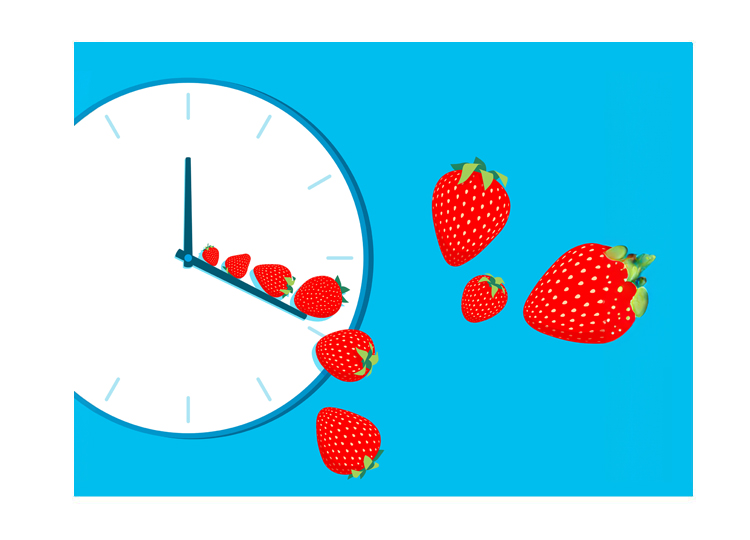 grafica rappresentante orologio azzeramento punti