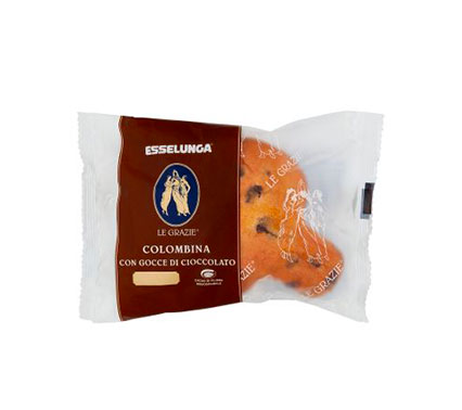 colombina con gocce di cioccolato