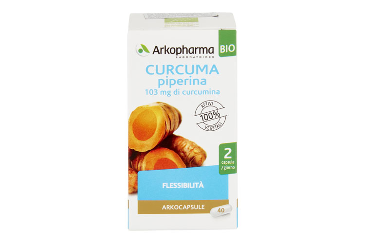 arkocapsule bio curcuma + piperina - arkopharma