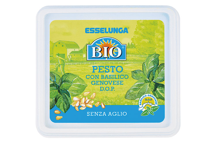 pesto con basilico genovese dop senz'aglio biologico