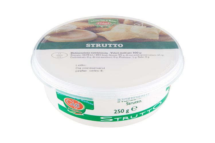 strutto vasetto 250 g