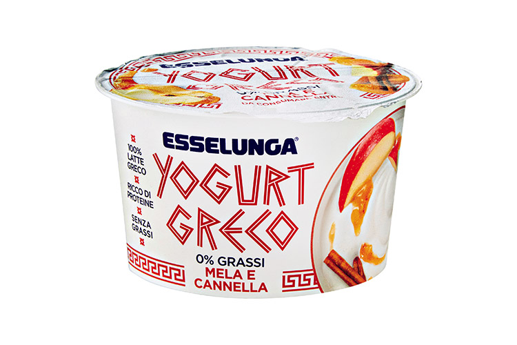 yogurt greco mela cannella %0 - esselunga