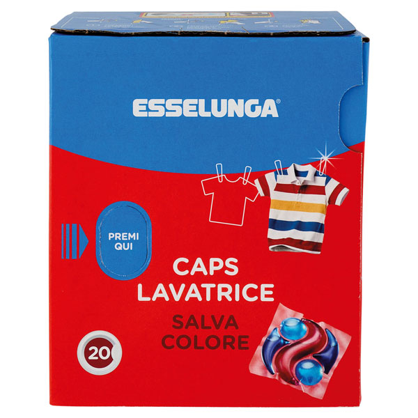 Esselunga caps lavatrice salvacolore