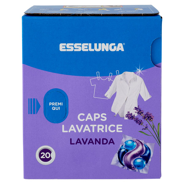 Esselunga caps lavatrice lavanda