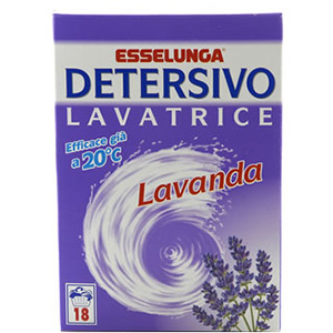 Esselunga Detersivo in polvere per bucato in lavatrice lavanda