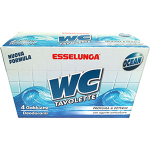 Esselunga tavolette WC oceano