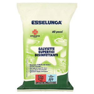 Salviette superfici disinfettanti Esselunga