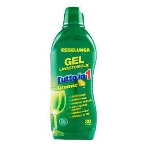 Esselunga Gel lavastoviglie tutto in uno limone