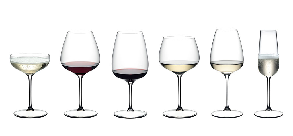 immagine intera collezione calici riedel
