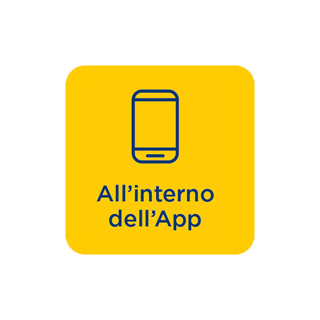 All'ìinterno dell'App