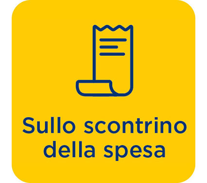  Sullo scontrino della spesa