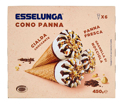 Cono alla panna 6 x 75 g